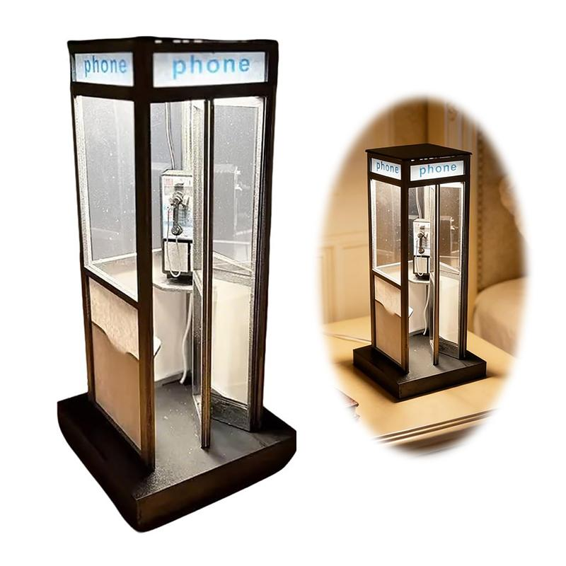 Outdoor Furniture Vintage - Retro Vintage Tall Phonebooth Lamp, Classic