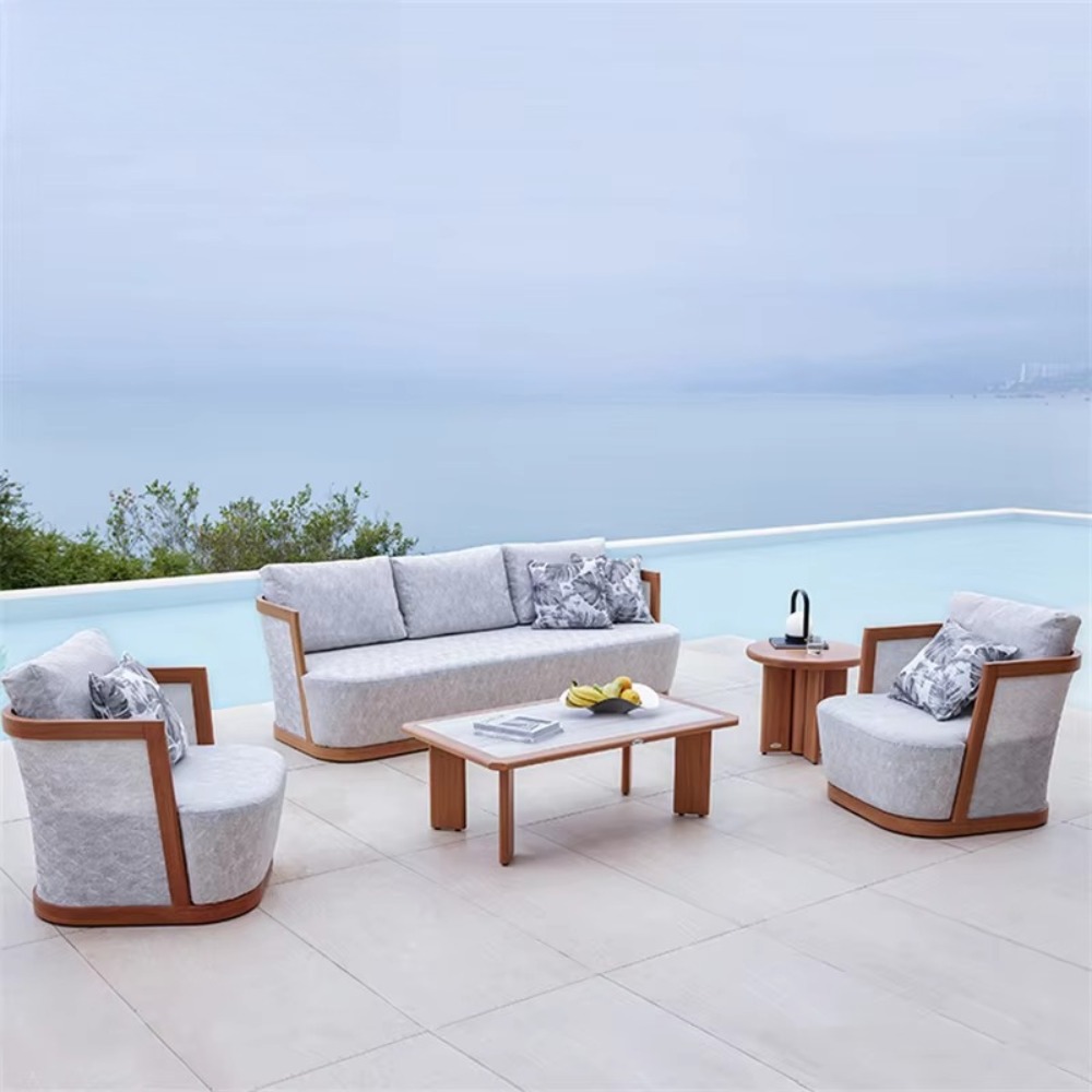 Outdoor Furniture Japanese Style - Modern Outdoor Aluminum Sofa Garden Furniture
