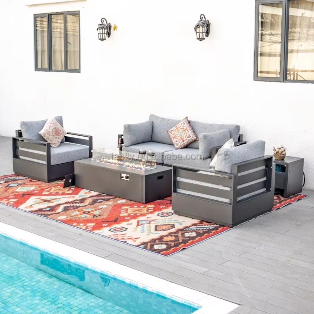 Outdoor Furniture Japanese Style - Villa Hotel Outdoor Furniture Set Modern