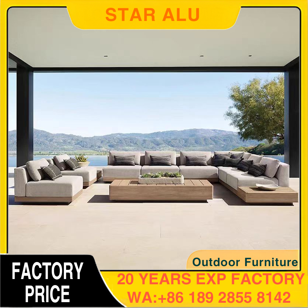 Outdoor Furniture Japanese Style - Luxury Modern Aluminum Outdoor Modular Sofa