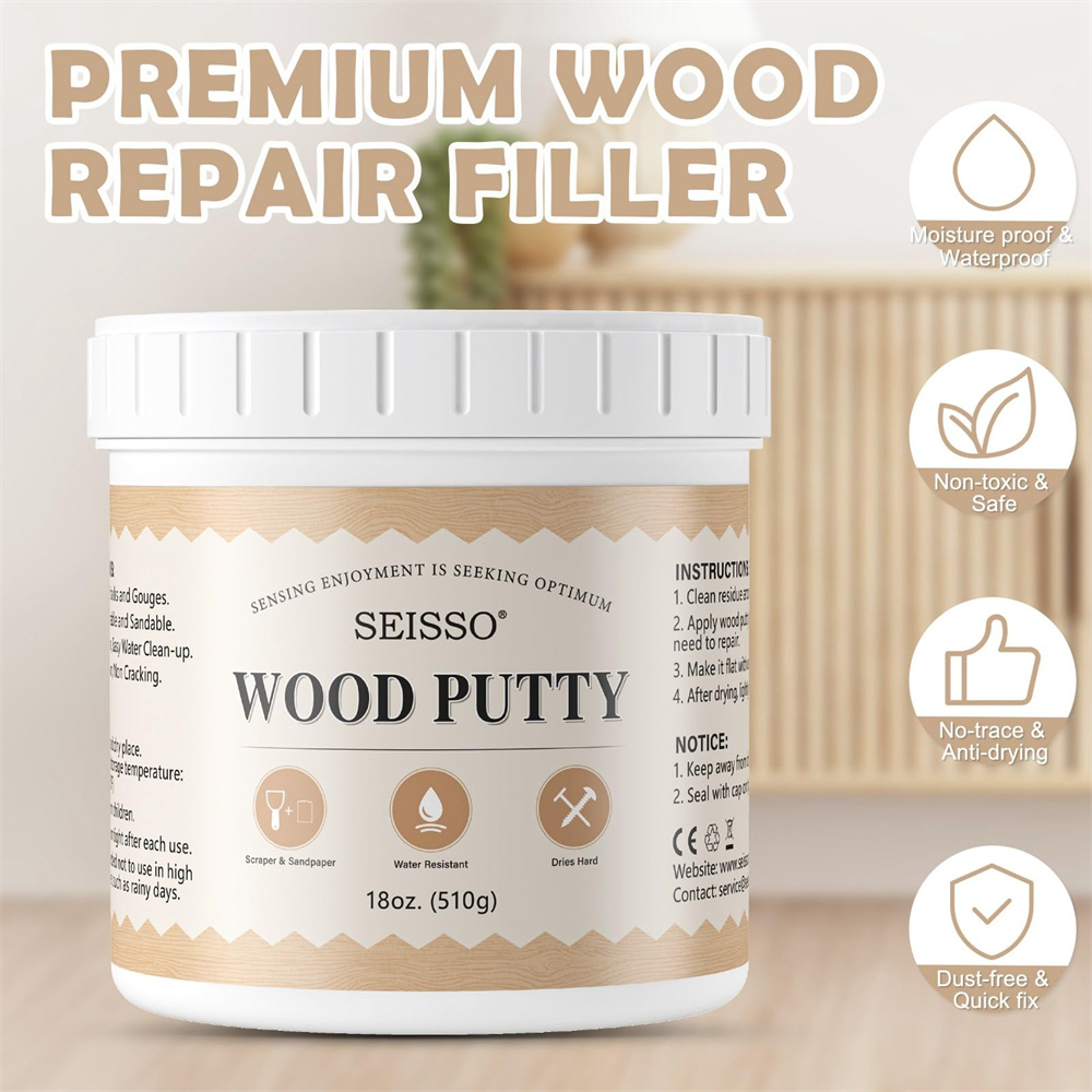 SEISSO White Wood Putty Waterp - Outdoor Furniture Restoration recensione e prezzo