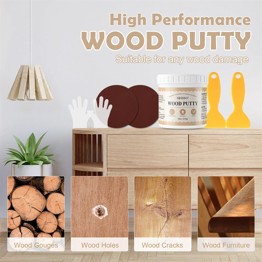 SEISSO White Wood Putty Waterp - Outdoor Furniture Restoration recensione e prezzo