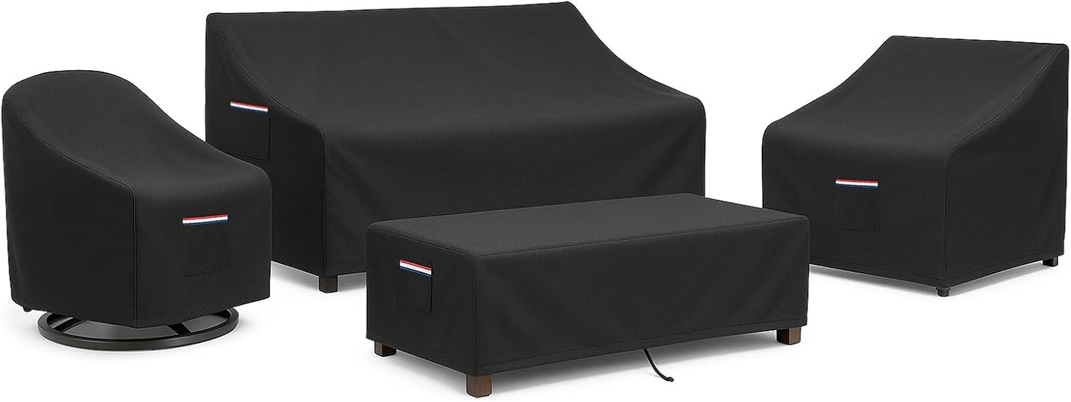 4-Piece Patio Furniture Cover  - Outdoor Furniture Heavy recensione e prezzo