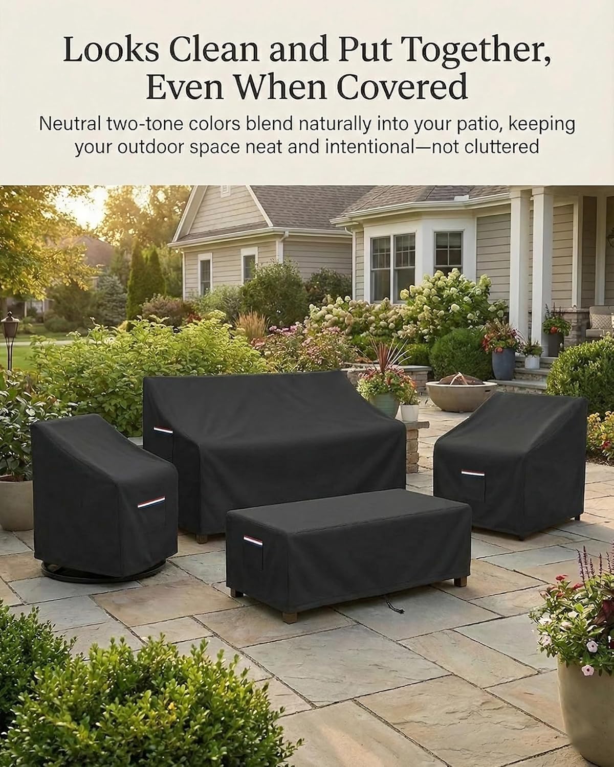 4-Piece Patio Furniture Cover  - Outdoor Furniture Heavy recensione e prezzo