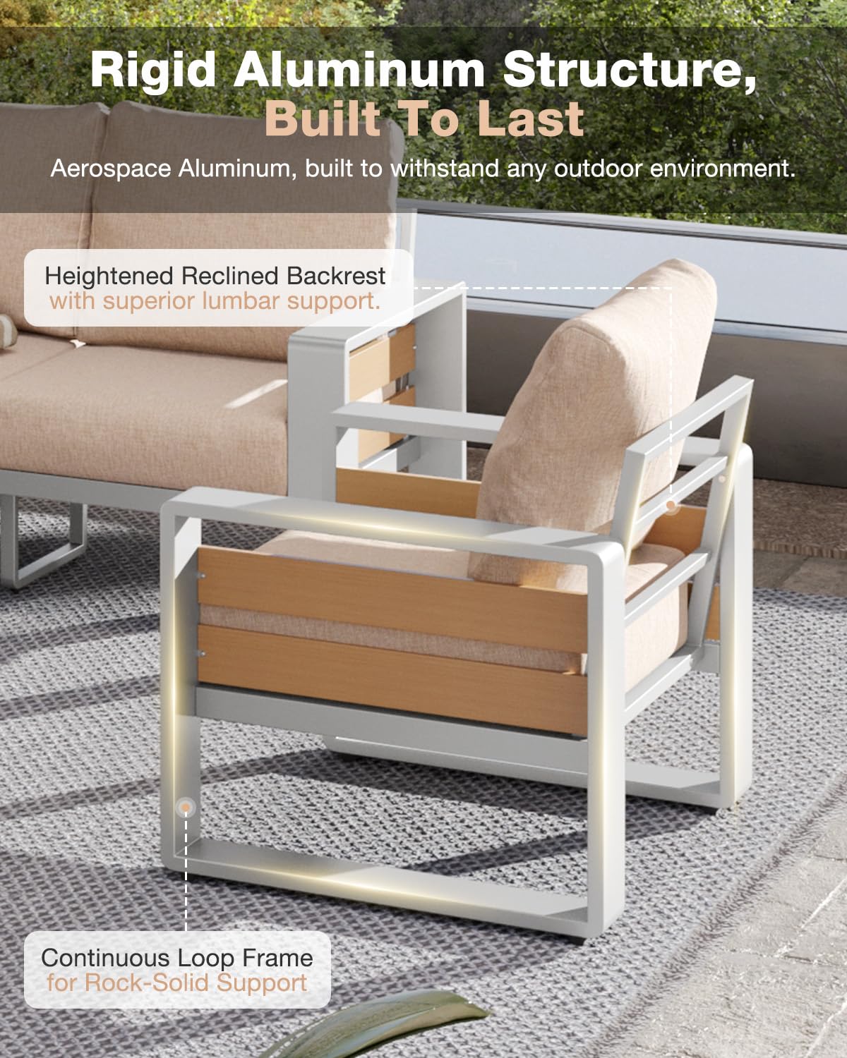 Aluminum Patio Furniture Set,  - Outdoor Furniture Japanese Style recensione e prezzo