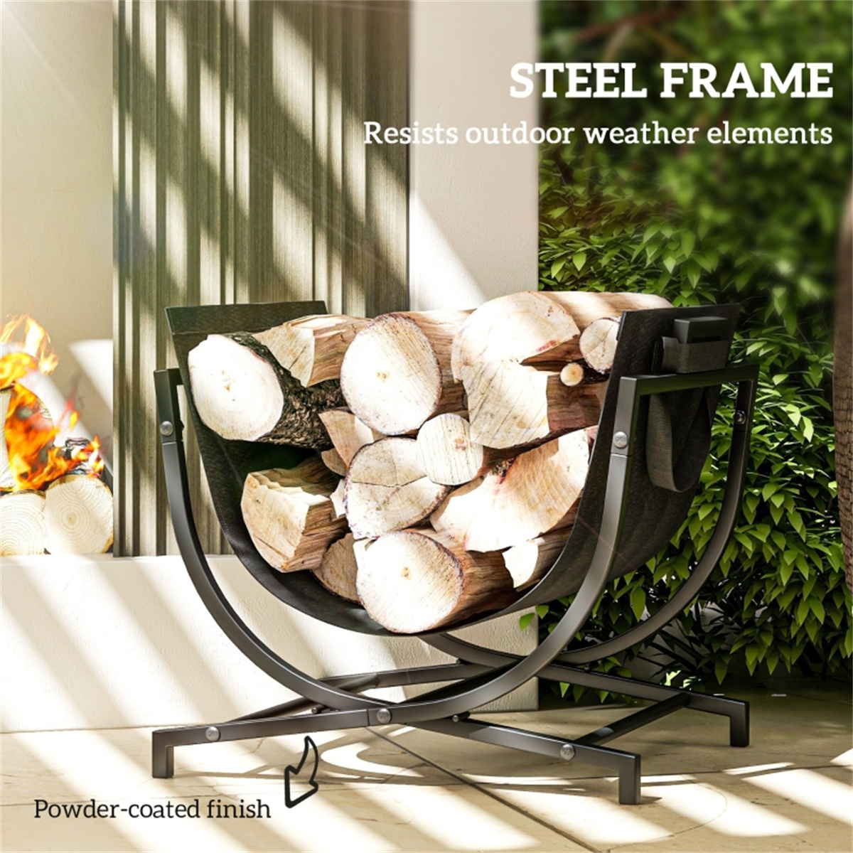 Outdoor Furniture Firewood Rac - Outdoor Furniture Heavy recensione e prezzo