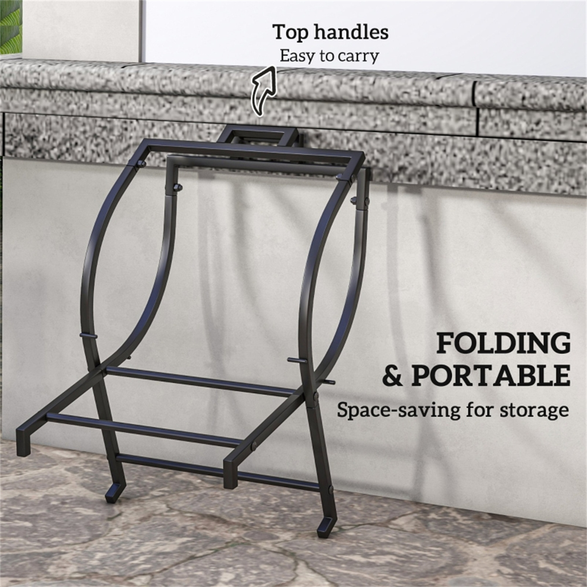 Outdoor Furniture Firewood Rac - Outdoor Furniture Heavy recensione e prezzo