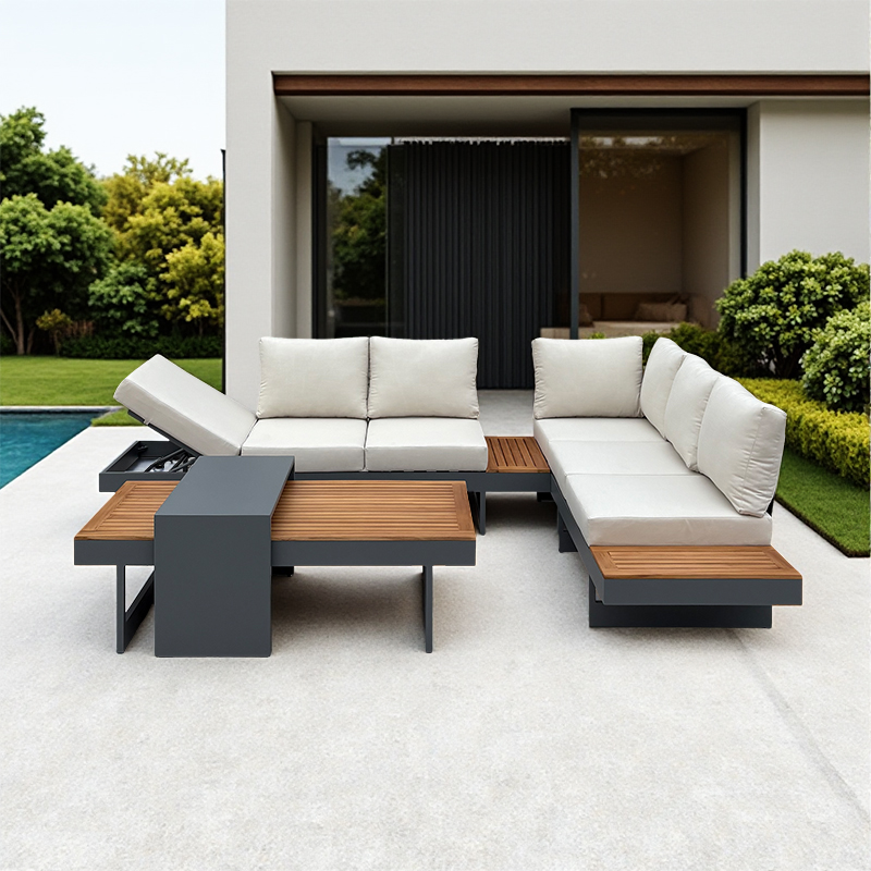 Modern Outdoor Teak Sofa Set G - Outdoor Furniture Japanese Style recensione e prezzo