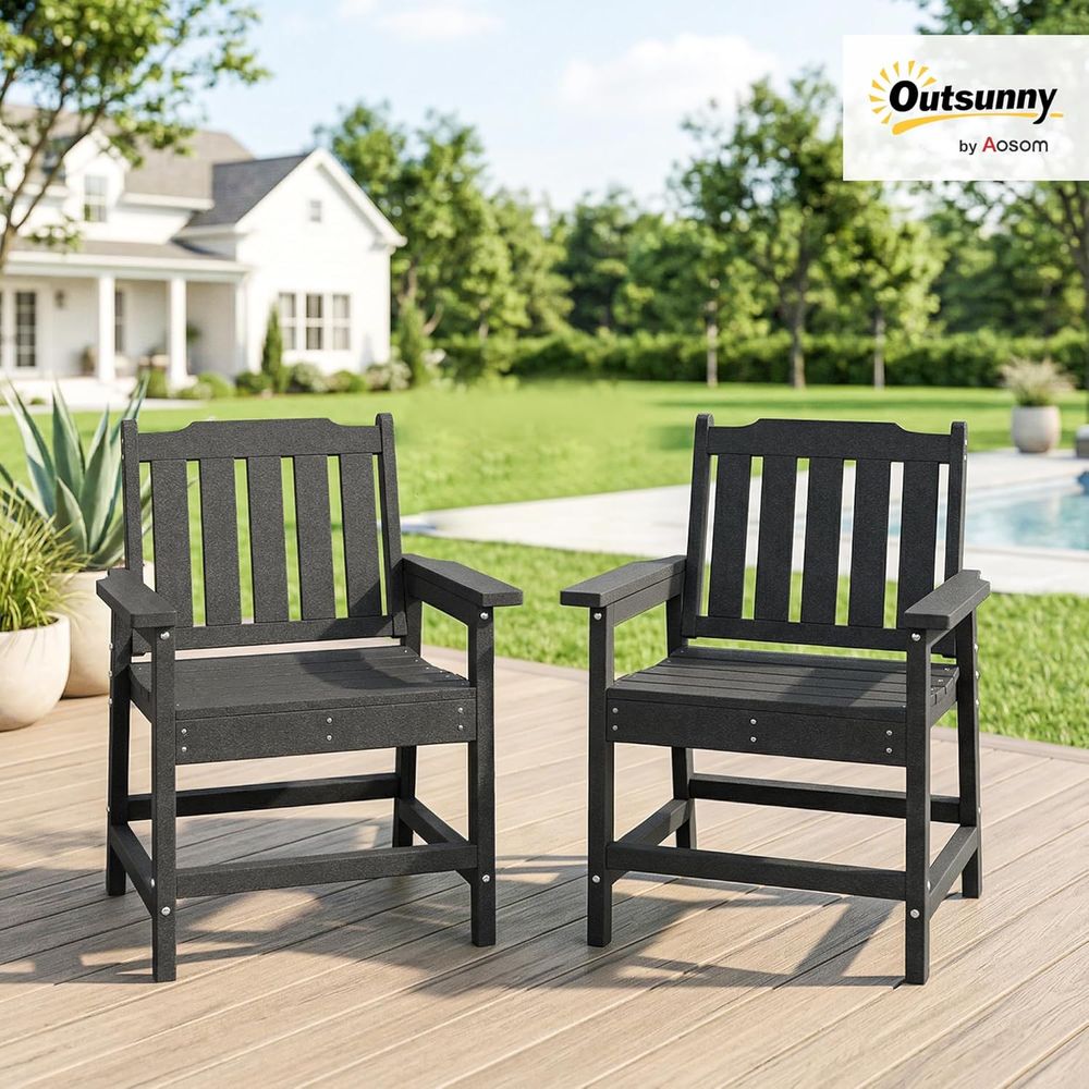 Durable HDPE 2-Piece Patio Din - Outdoor Furniture Dining Set recensione e prezzo