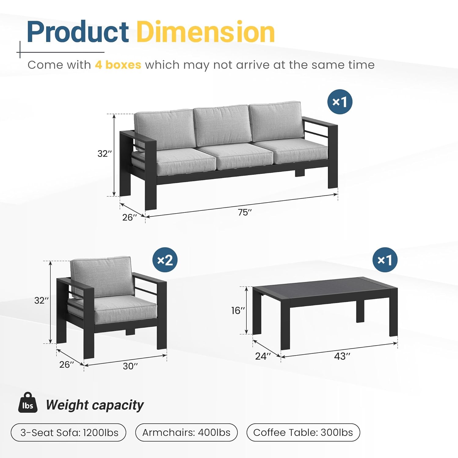 Aluminum Patio Furniture Set f - Outdoor Furniture Japanese Style recensione e prezzo