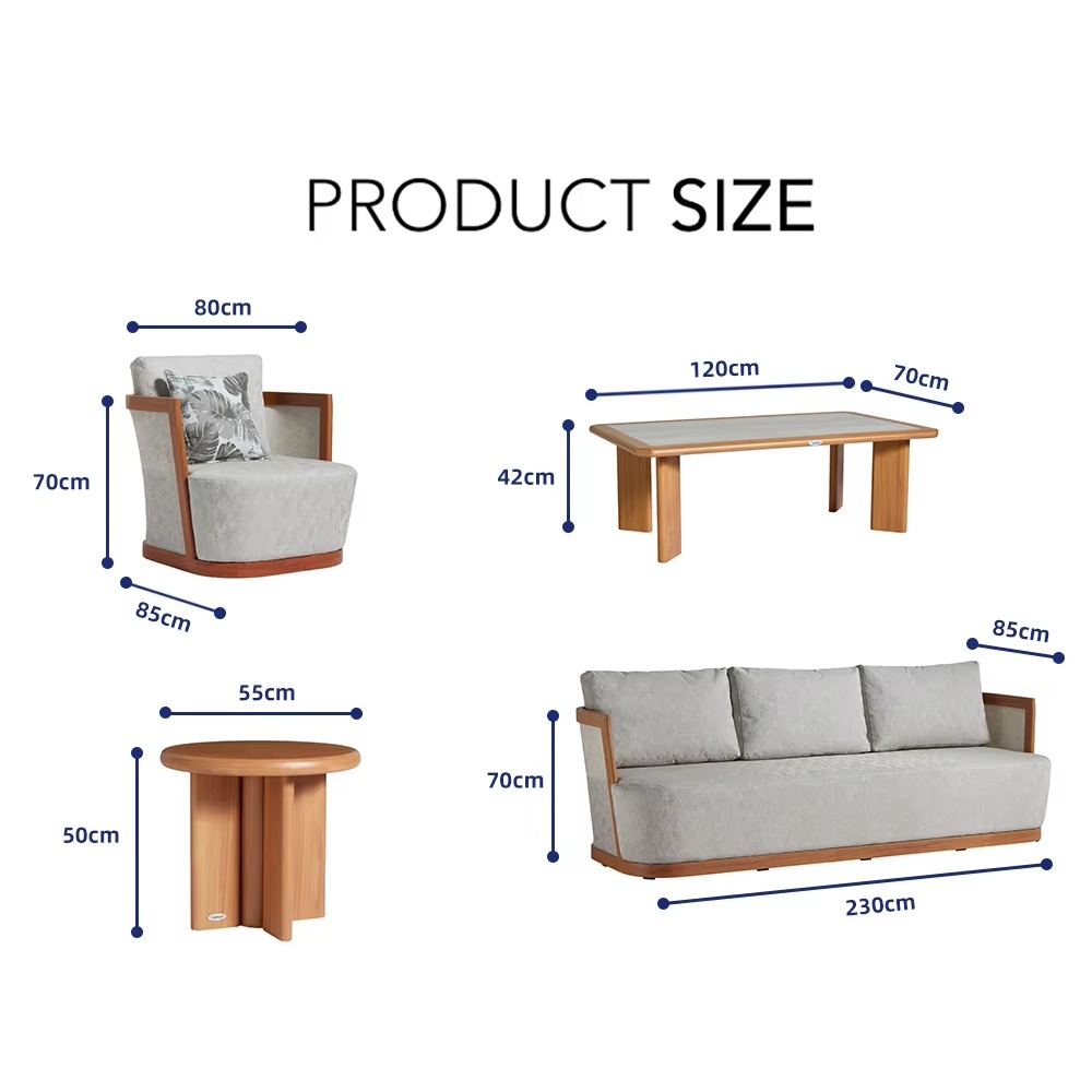 Modern Outdoor Aluminum Sofa G - Outdoor Furniture Japanese Style recensione e prezzo