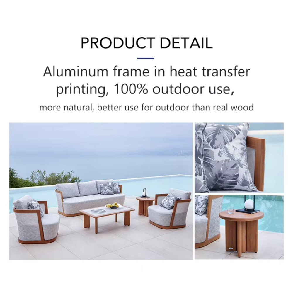 Modern Outdoor Aluminum Sofa G - Outdoor Furniture Japanese Style recensione e prezzo