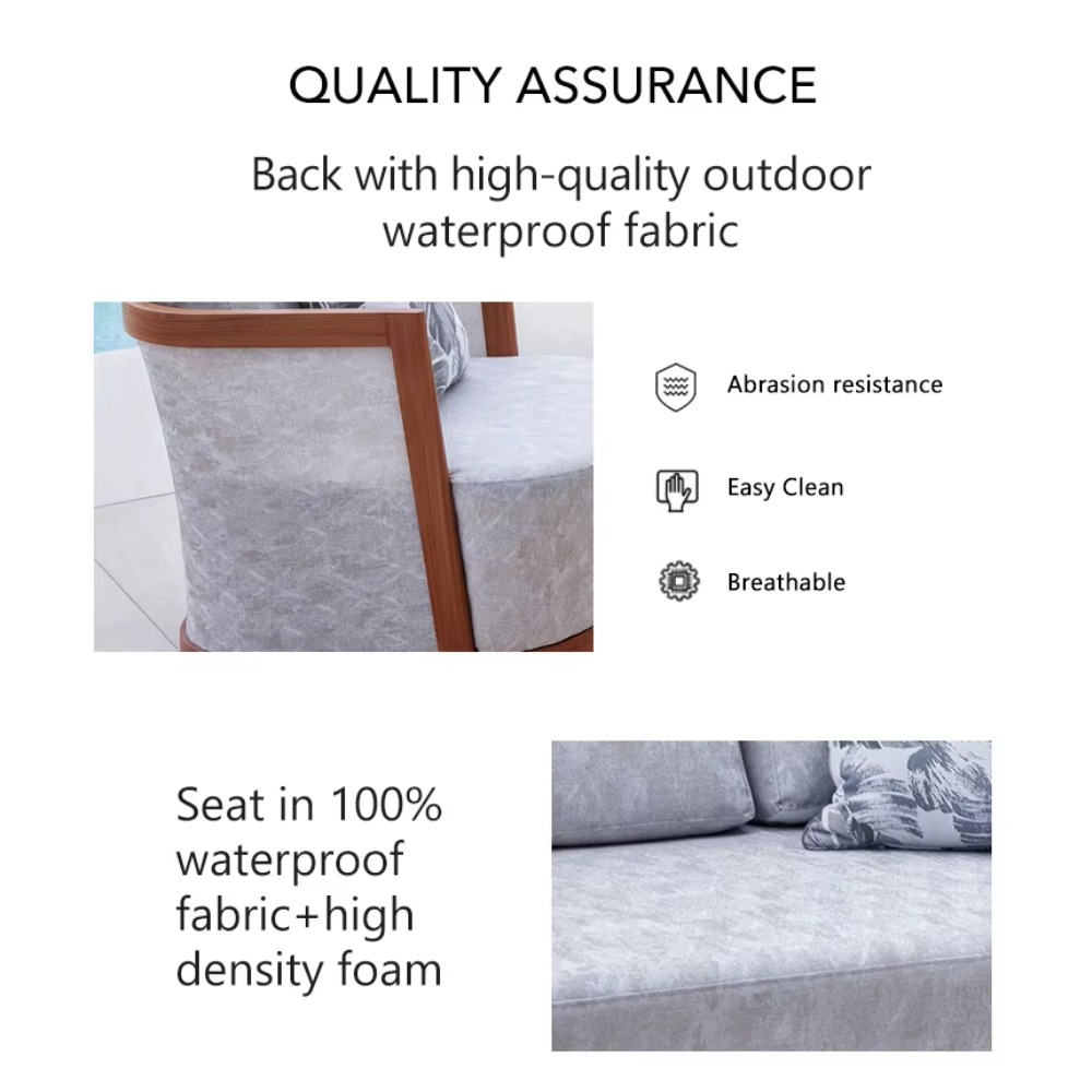 Modern Outdoor Aluminum Sofa G - Outdoor Furniture Japanese Style recensione e prezzo