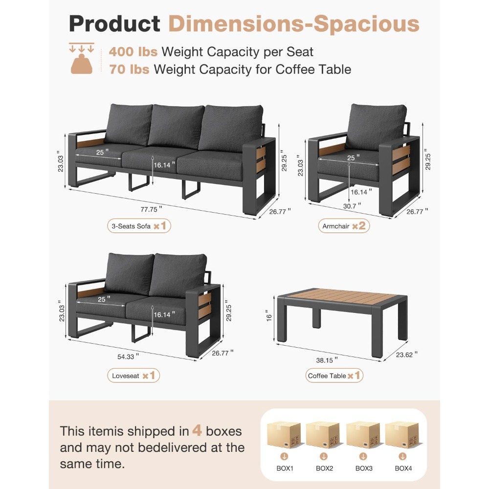 Aluminum Patio Furniture Set,  - Outdoor Furniture Japanese Style recensione e prezzo