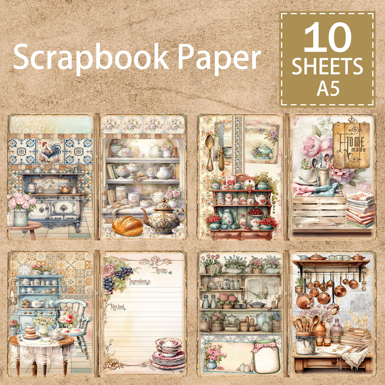 10 Sheets A5 Size Retro Cabine - Outdoor Furniture Vintage recensione e prezzo