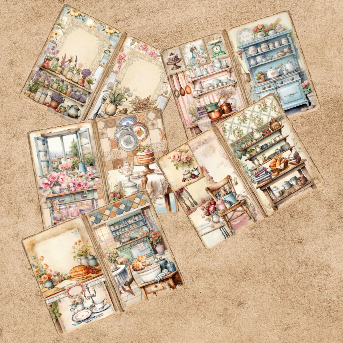 10 Sheets A5 Size Retro Cabine - Outdoor Furniture Vintage recensione e prezzo