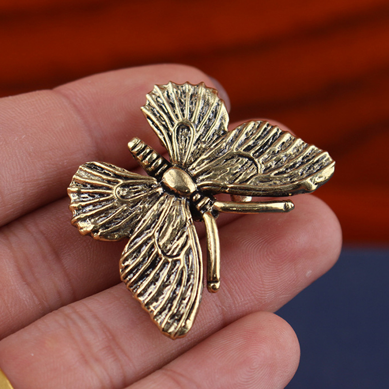 Brass Butterfly Statue, Insect - Outdoor Furniture Vintage recensione e prezzo