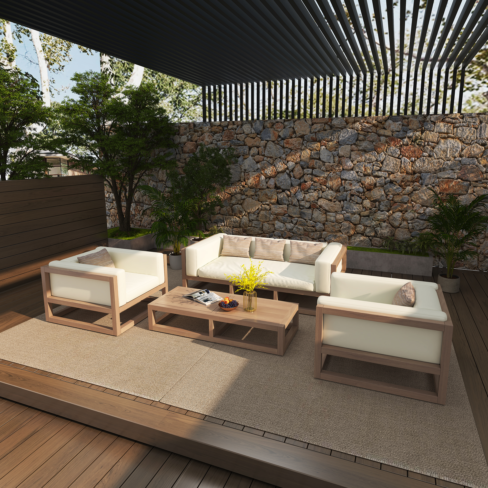 All Weather Hotel Sofa Patio G - Outdoor Furniture Japanese Style recensione e prezzo