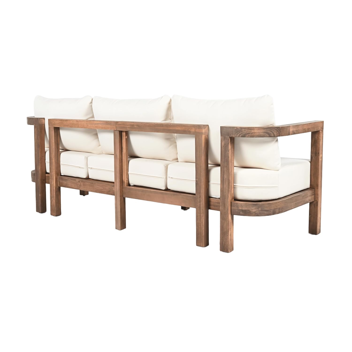 3 Seater Acacia Wood Outdoor S - Outdoor Furniture Japanese Style recensione e prezzo