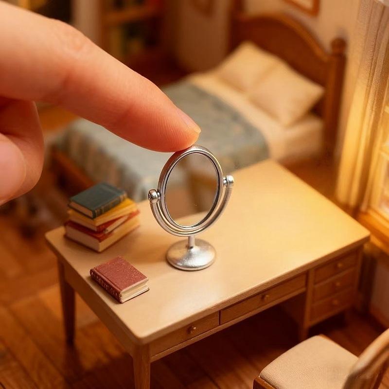 1Pcs Miniature Retro Mirror Dr - Outdoor Furniture Vintage recensione e prezzo