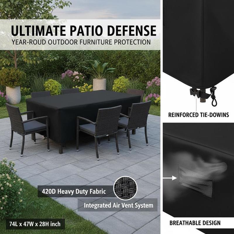 Outdoor Table Set Protector 74 - Outdoor Furniture Heavy recensione e prezzo