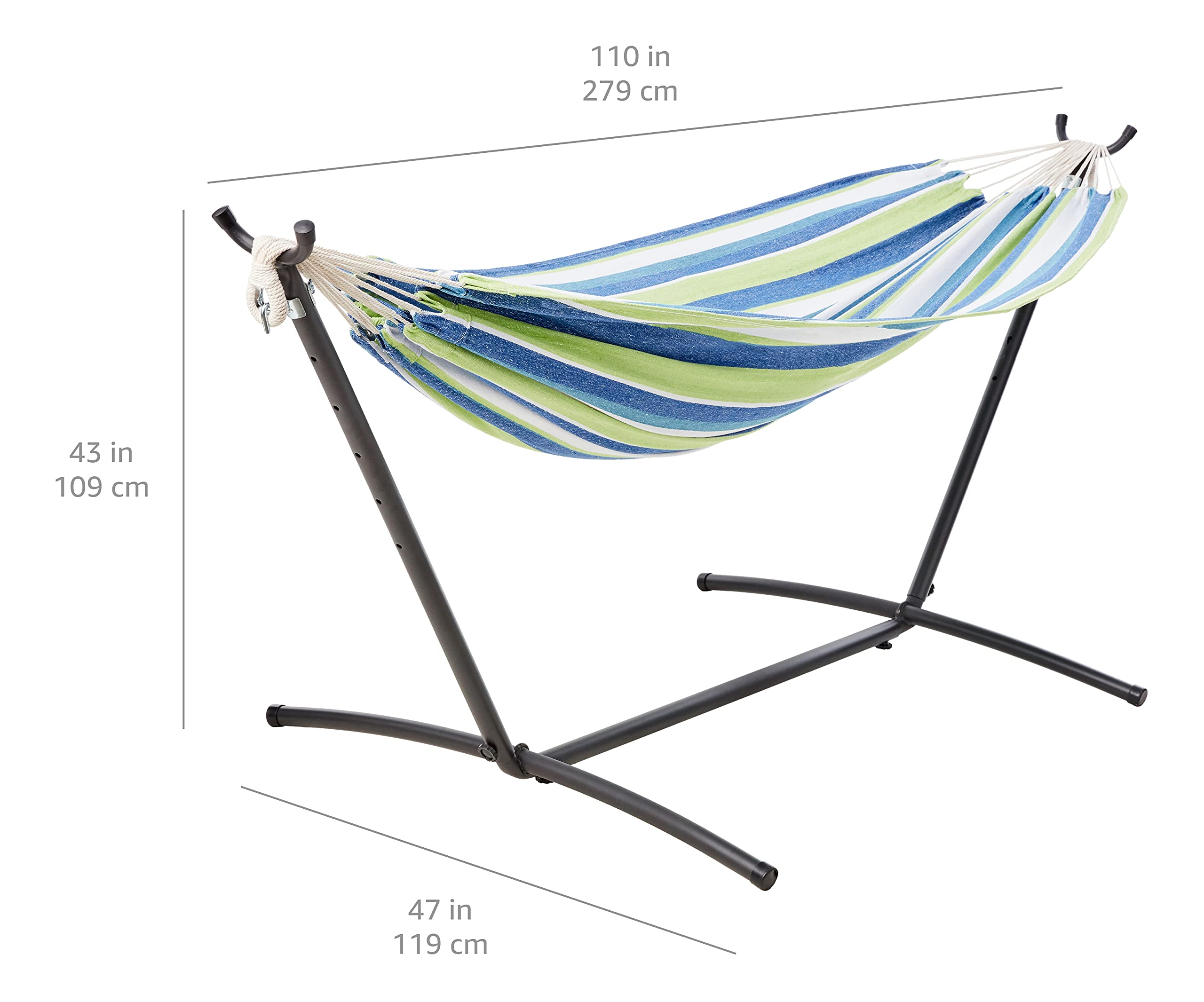 Basics Double Hammock Strips 4 - Outdoor Furniture Heavy recensione e prezzo